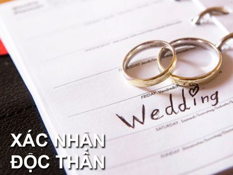 Mẫu xác nhận tình trạng độc thân mới nhất