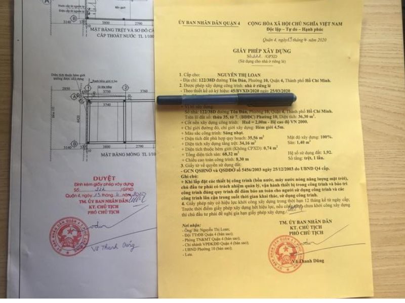 Thủ tục xin cấp phép xây dựng nhà ở riêng lẻ 