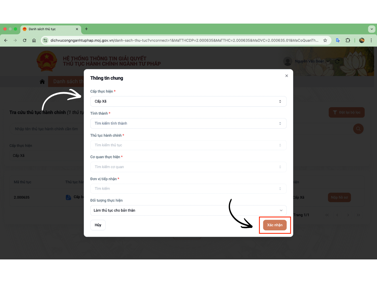 Xin trích lục kết hôn online