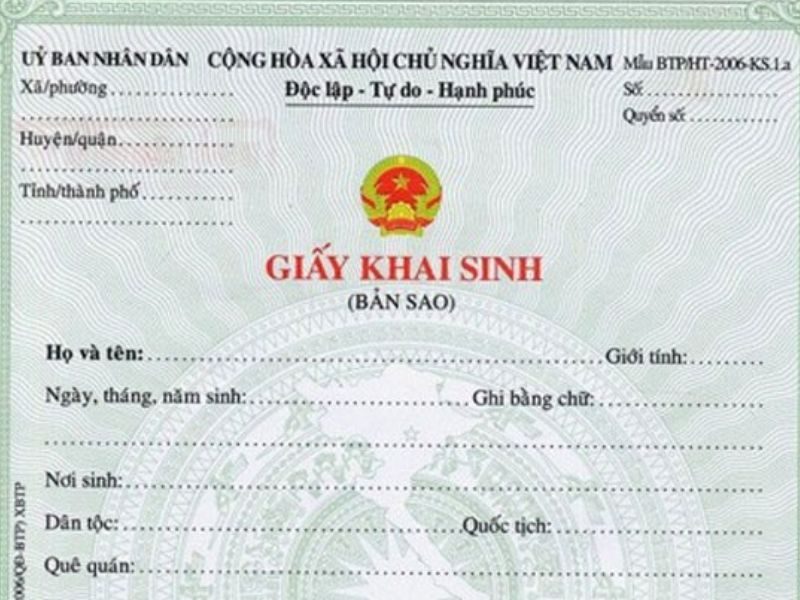 Cách xin trích lục khai sinh online