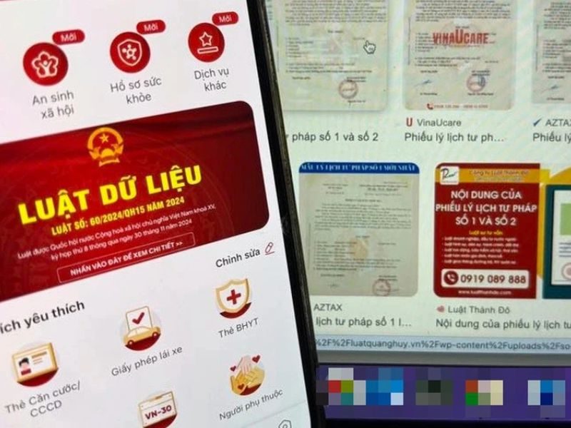 Thủ tục xin cấp lý lịch tư pháp online