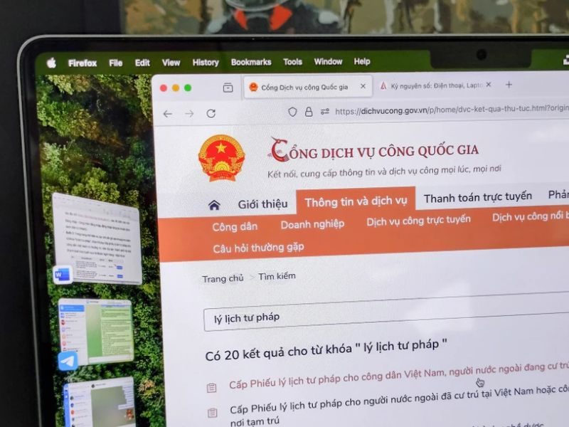 Xin cấp lý lịch tư pháp cho người nước ngoài