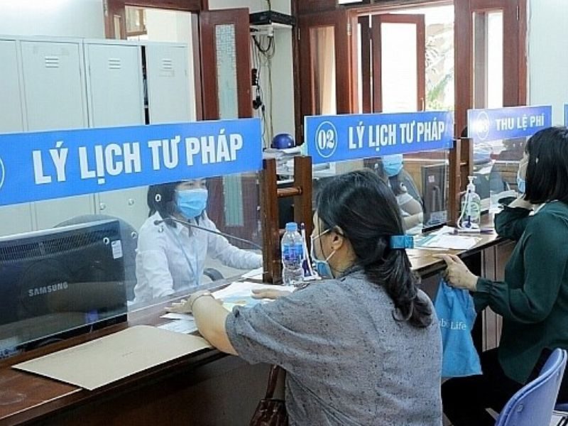 Hướng dẫn thủ tục xin lý lịch tư pháp online