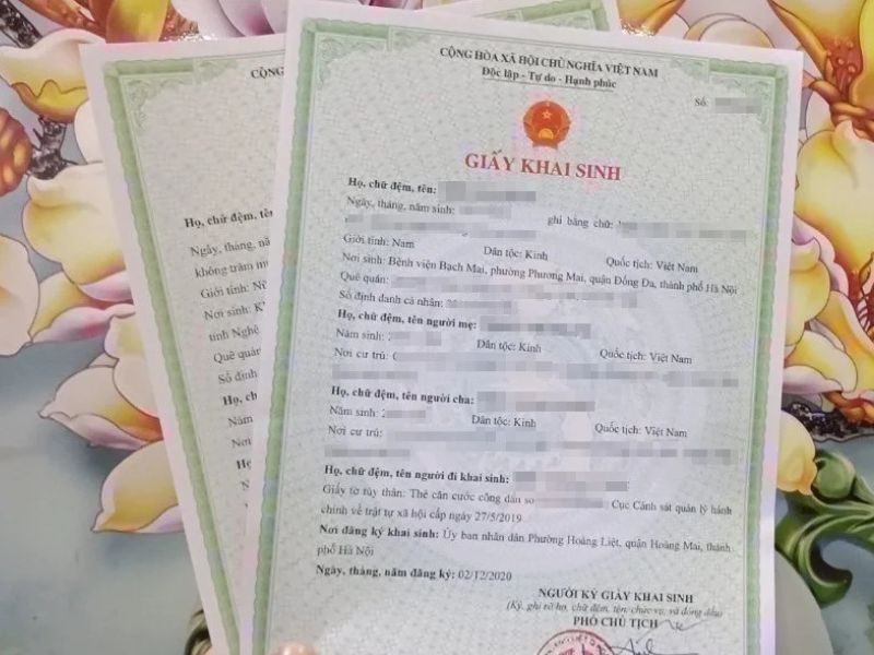 Lệ phí trích lục bản sao giấy khai sinh