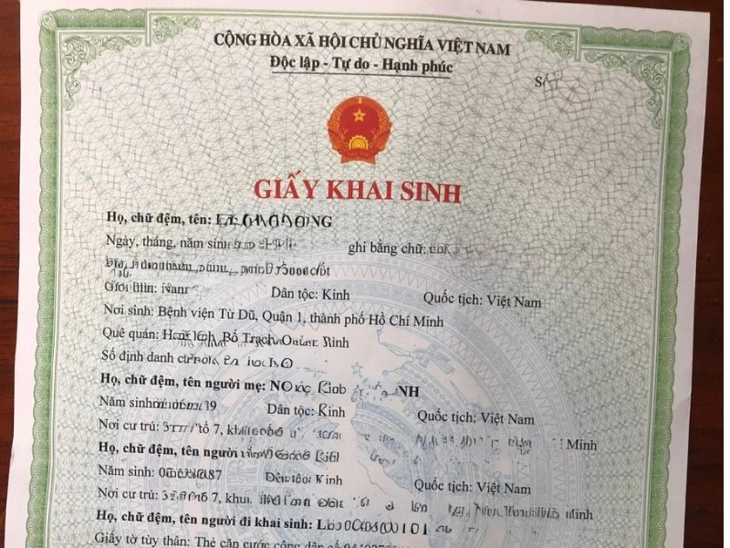 Xin trích lục khai sinh mất bao lâu? 
