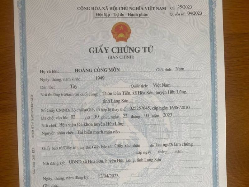 Thời gian xử lý hồ sơ trích lục khai tử online hiện nay 