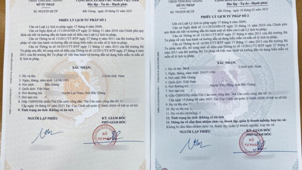 Lý lịch tư pháp có lấy hộ được không?