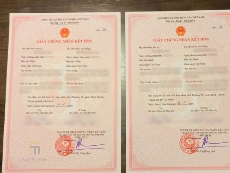 Giấy tờ thay thế giấy đăng ký kết hôn là gì?