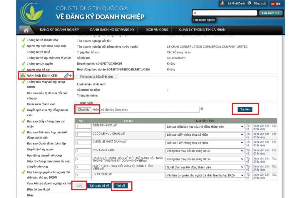 Cách nộp hồ sơ đăng ký doanh nghiệp qua mạng