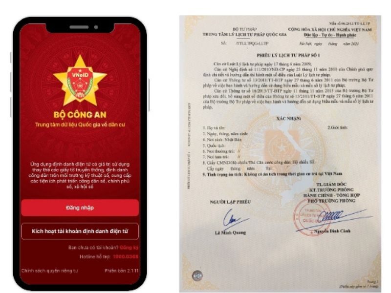 Cách Lý lịch tư pháp TPHCM online