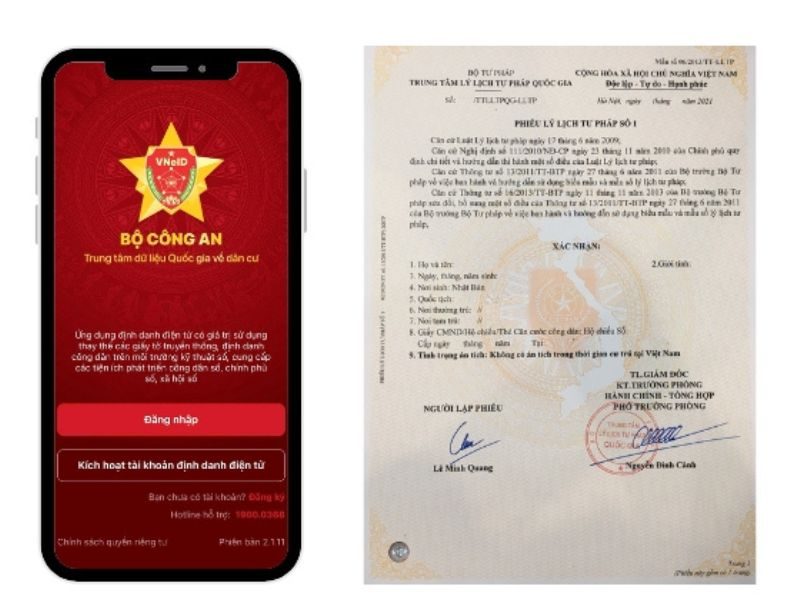 Hồ sơ cần chuẩn bị để xin phiếu lý lịch tư pháp số 1